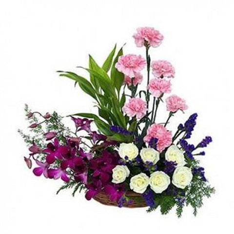 Mix Orchid , Rose & Carnations